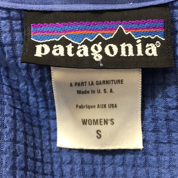 Patagonia Light Blue Full Zipper Fleece Jacket - Picture 3 of 11